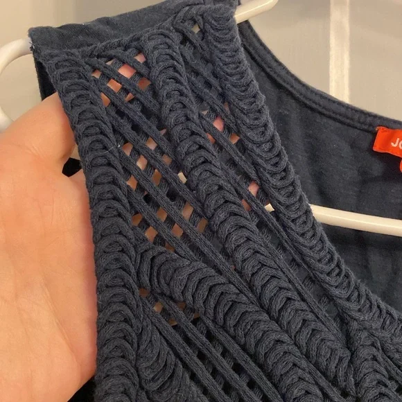 3X Joe Fresh 100% Cotton Top with Crochet Yoke - Picture 6 of 11